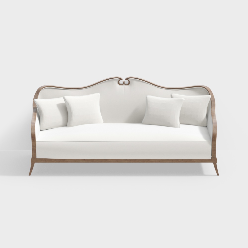 European style living room sofa