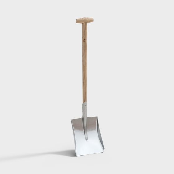 Stylish 3D Shovel Model for Creative Projects