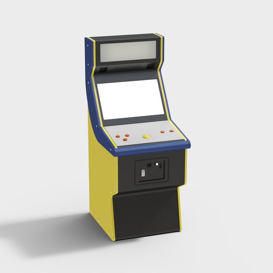 Classic Arcade Machine 3D model