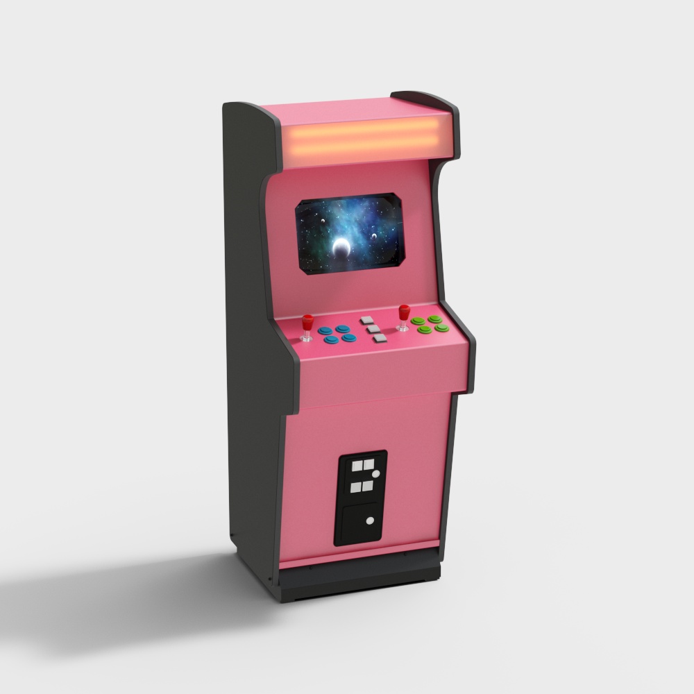 Consola de juegos roja