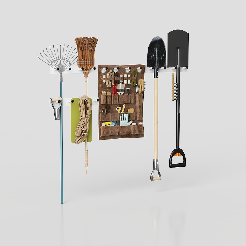 Brown labor tool set