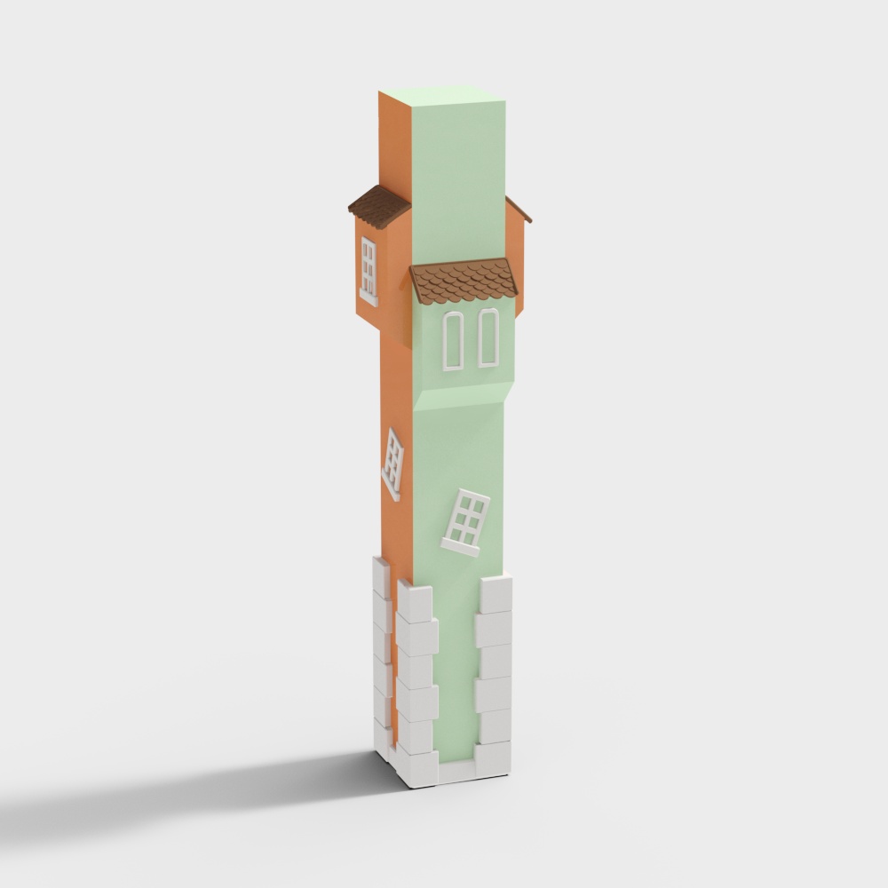 緑の子供用遊び場装飾