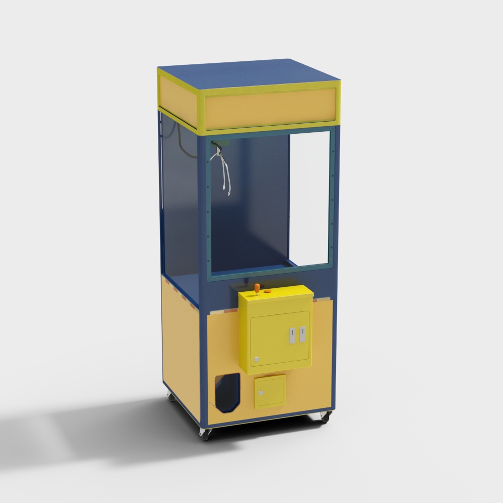 เครื่องตุ๊กตาสีเหลือง