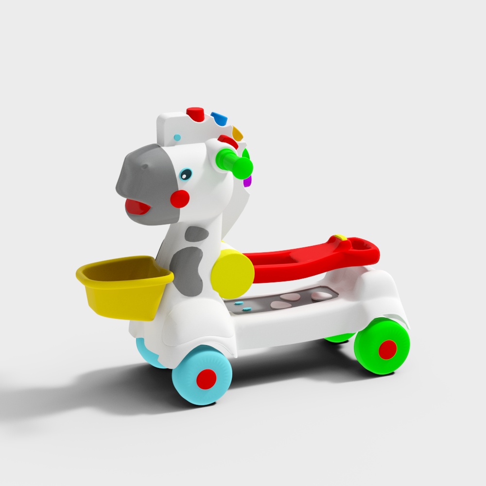 Playful Pony Walker 3D Model
