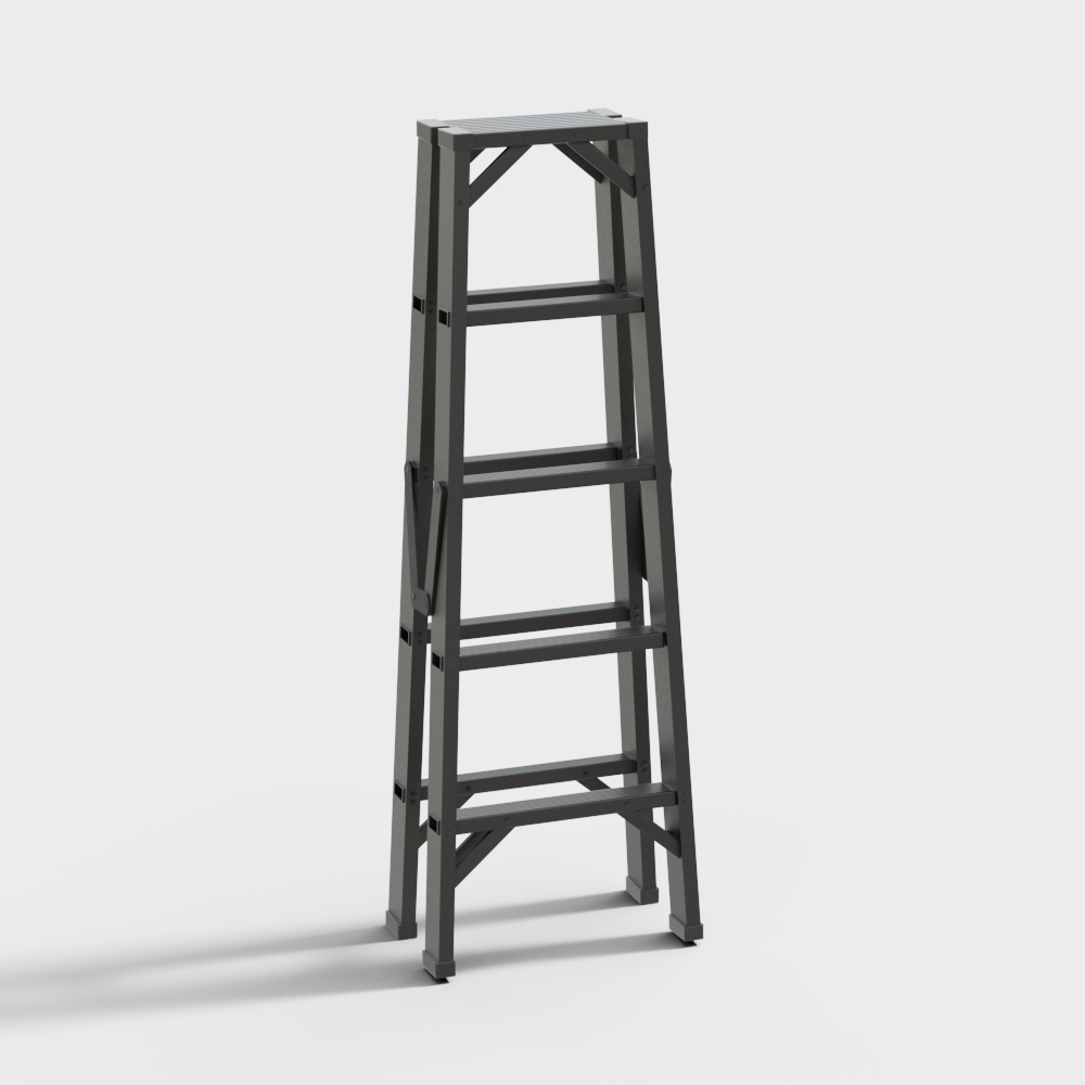 Black iron ladder