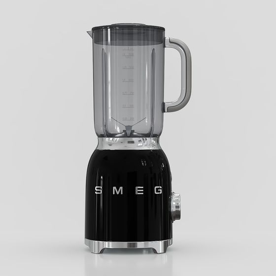 Stylish SMEG Blender 3D model for Modern Kitchens