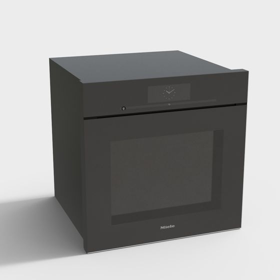 Modern Built-in Steam Oven in Black