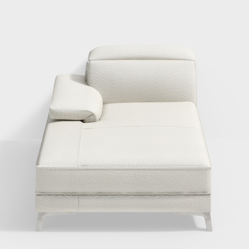 Silla beige y blanca NATUZZI C054 Speranza