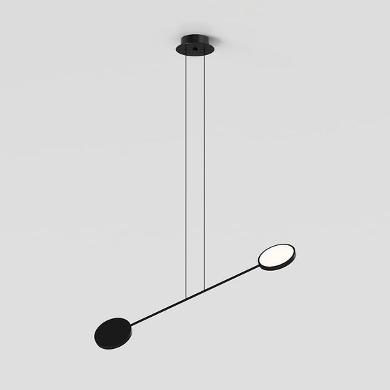Minimalist Suspension 3D model for Interior Spaces