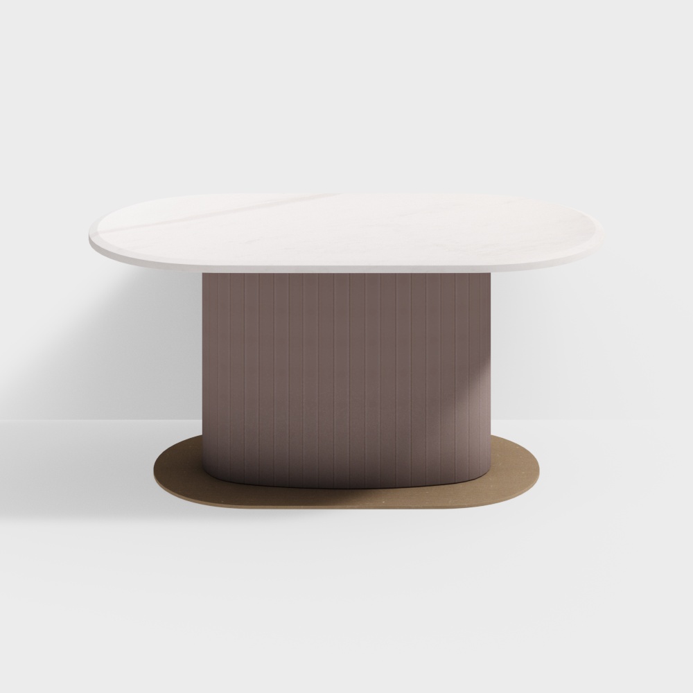 Table à manger ovale longue YS-DT06