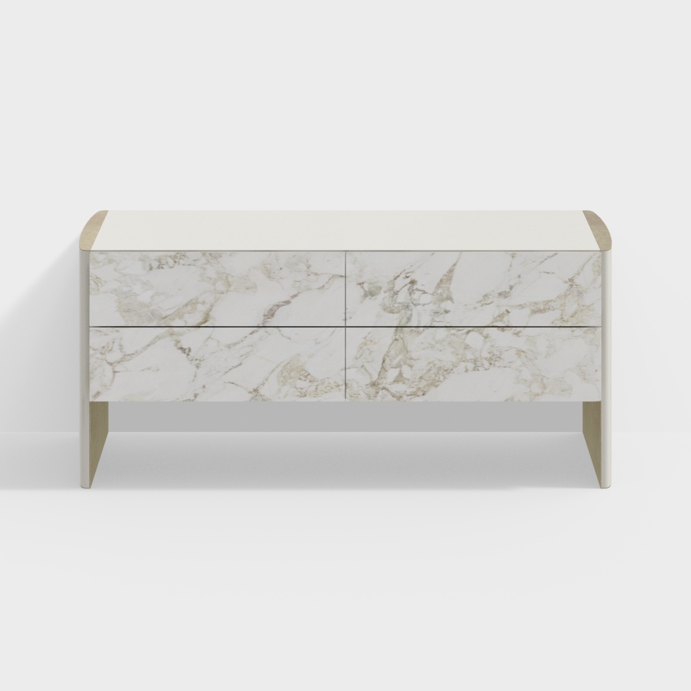 Modern bedroom foyer cabinet