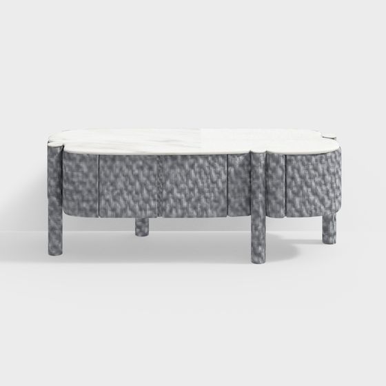 Cloud Marble Coffee Table 3D model