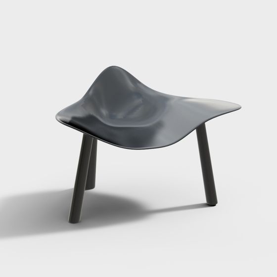 Stylish Low Poly Chair 3D model