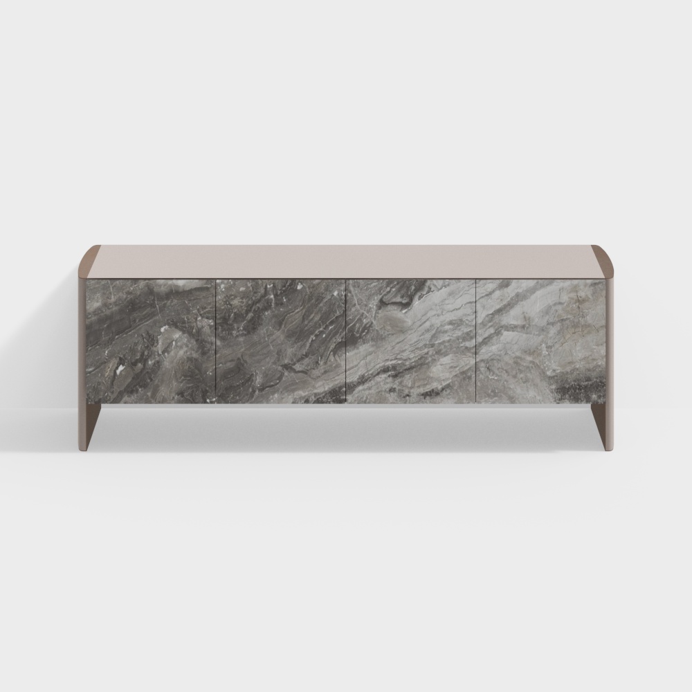 Minimalist living room TV cabinet