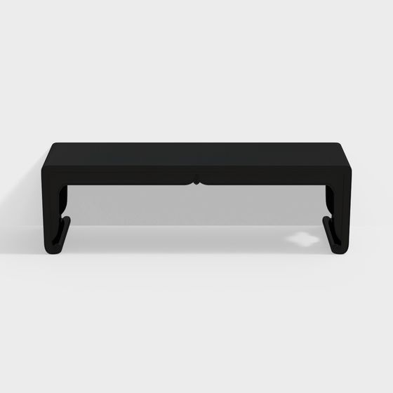 Stylish Urban Bench 3D model for Contemporary Spaces
