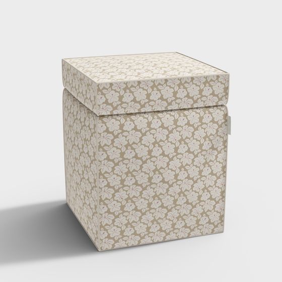 Charming Flower Box 3D Model for Creative Spaces