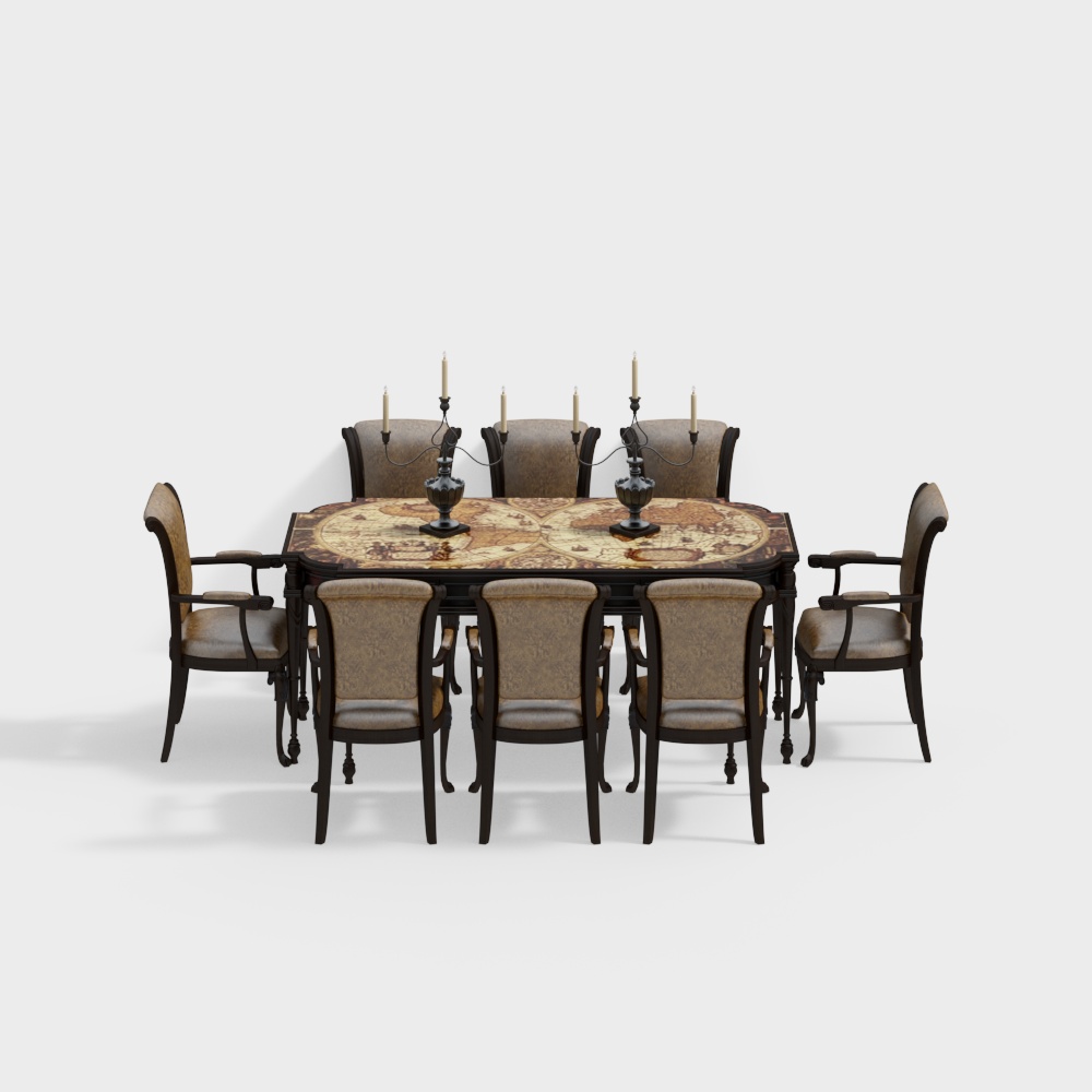 American dining table