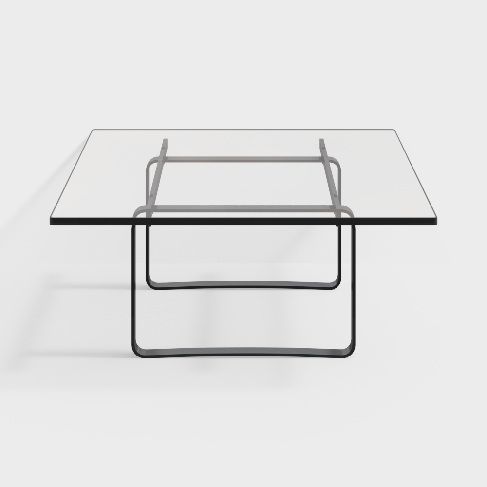 Bàn cà phê kính hiện đại