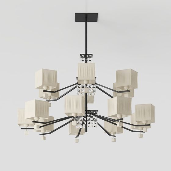 Urban Elegance 3D model Chandelier