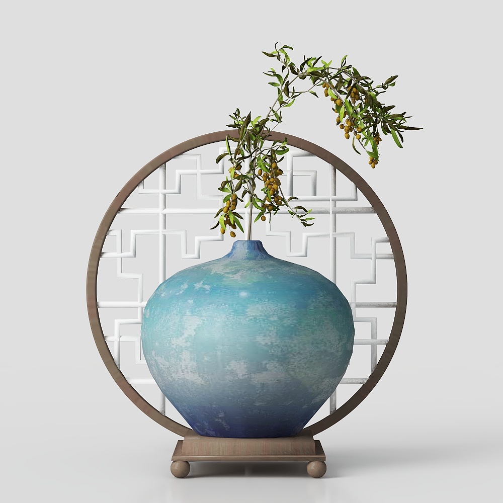 Nouveau vase chinois 3- Trois personnes doivent être Tang Tang Yan