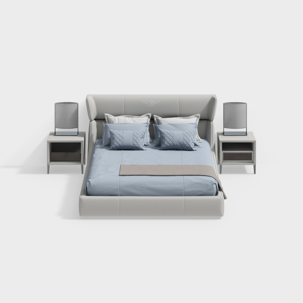 Lit king size minimaliste