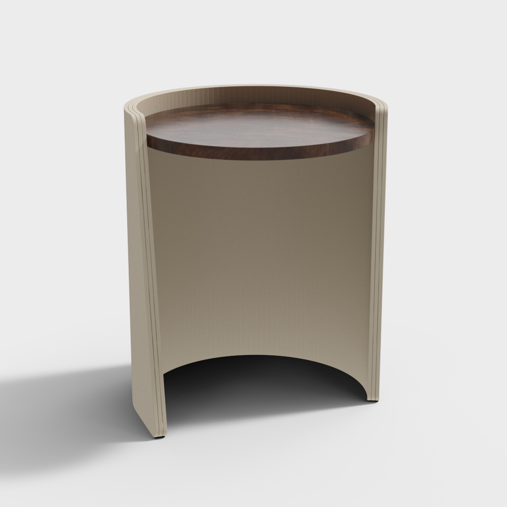 Modern irregular bedside table