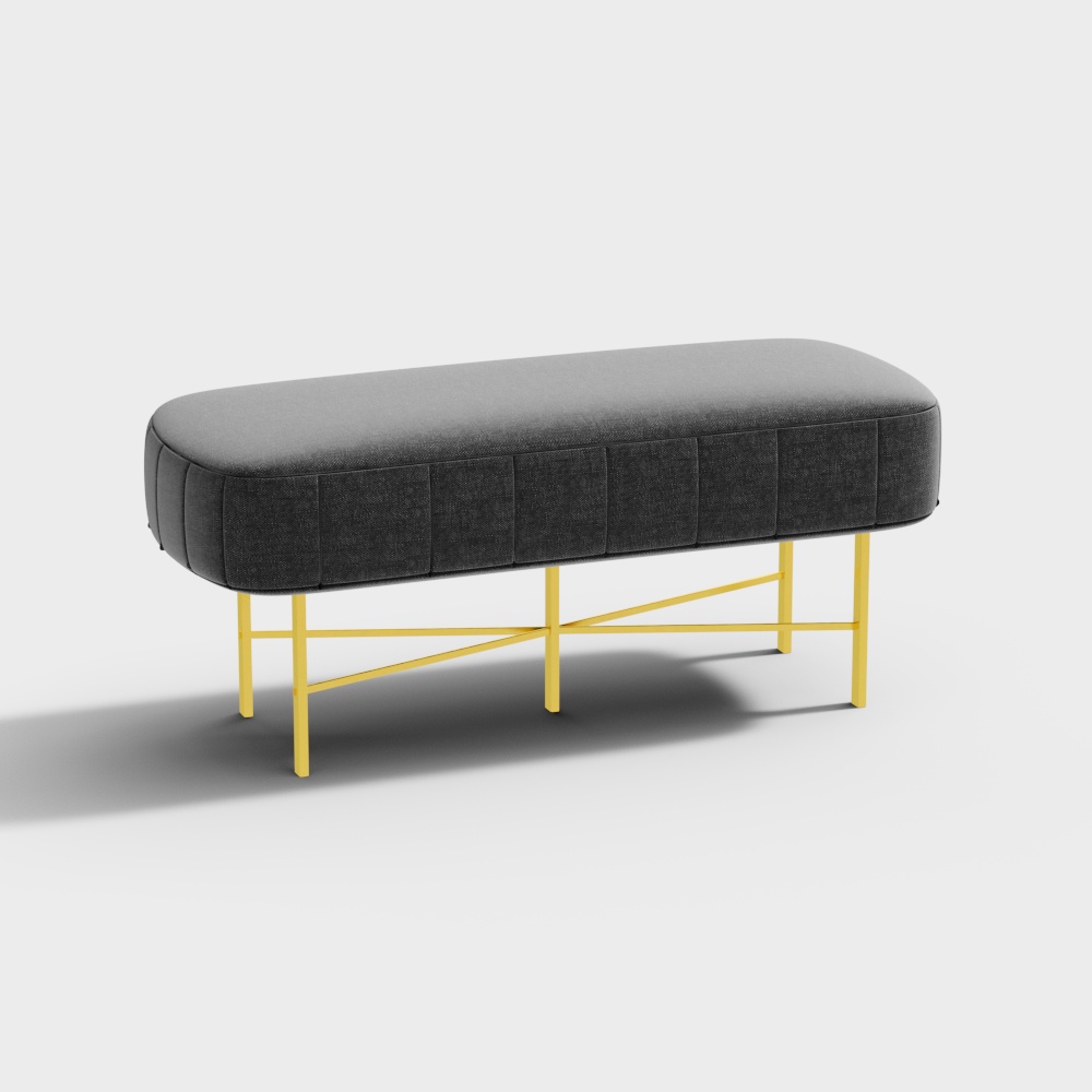 Modern living room footstool