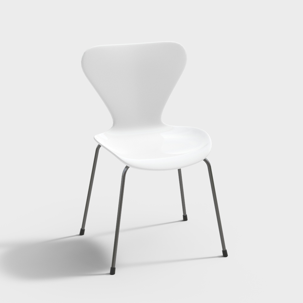 Minimalistische Esszimmerstühle für das Wohnzimmer