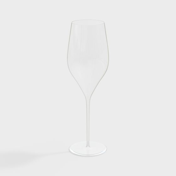 Elegant Highball Glass 3D model for Modern Design