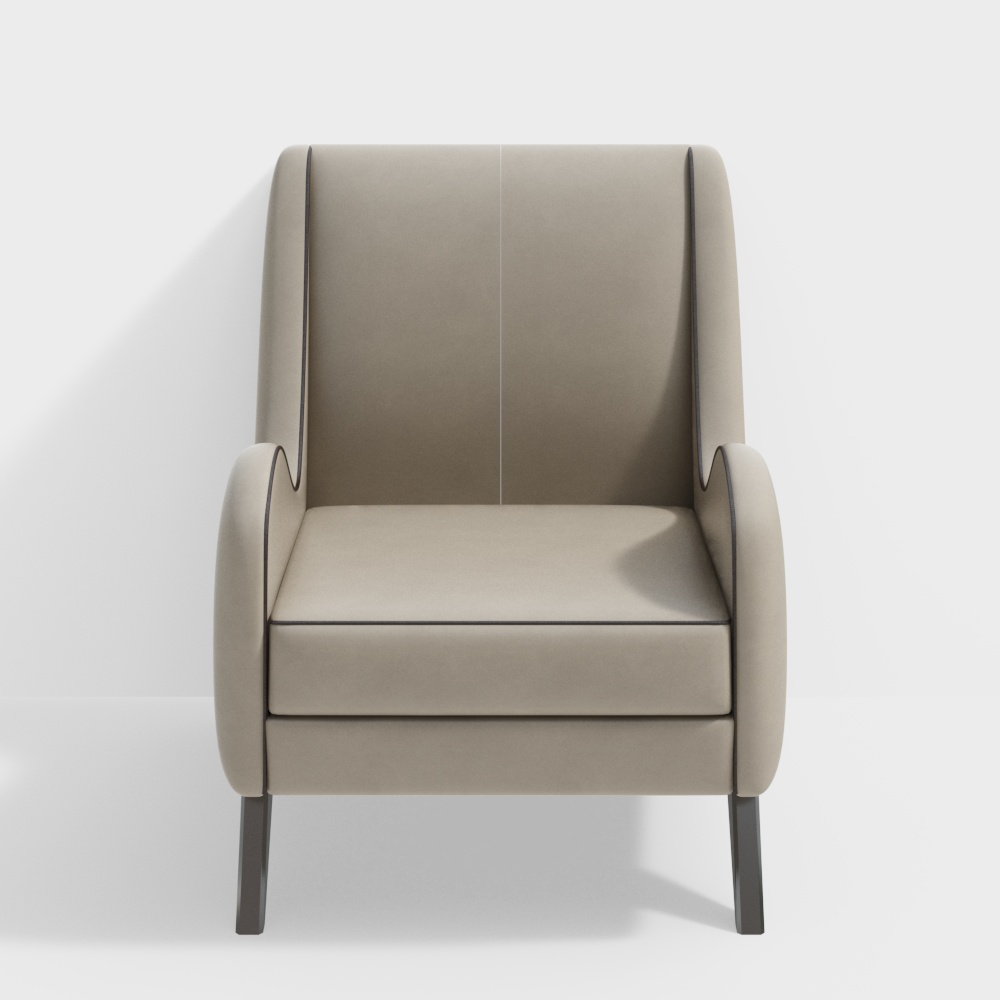 Modern living room single chair