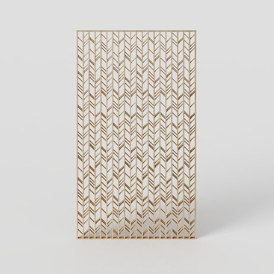 Herringbone Screen 3D model