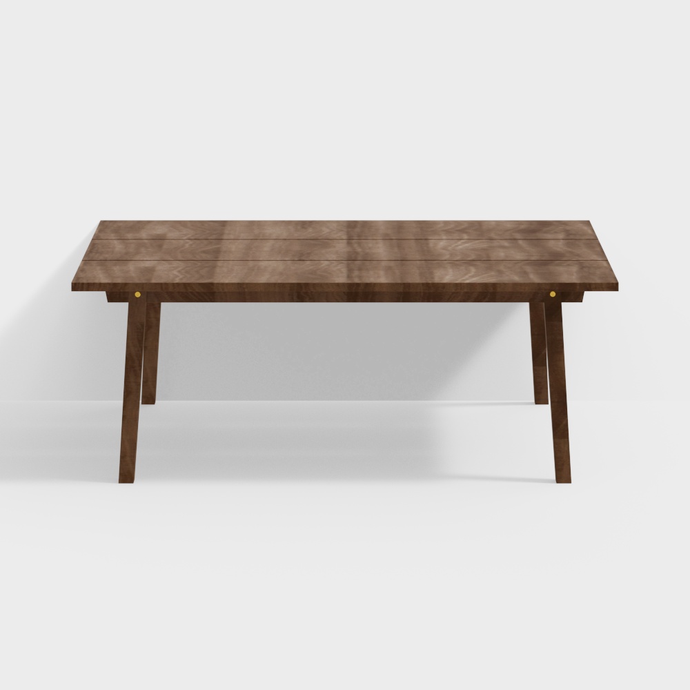 Minimalist living room dining table