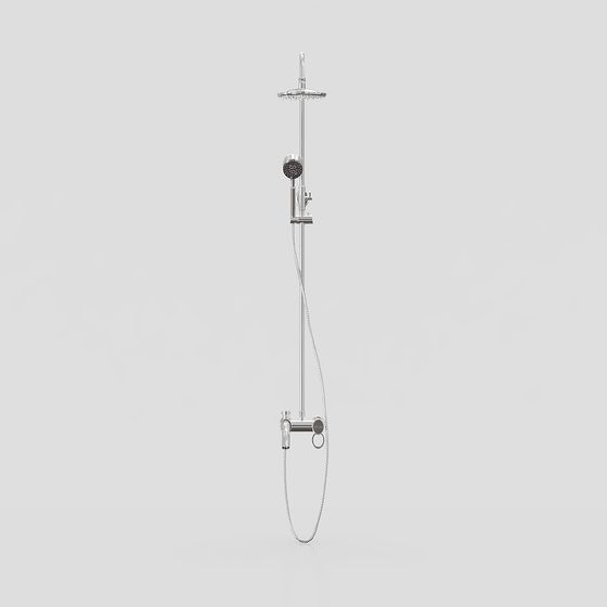 Futuristic Shower System 3D model for Modern Bathrooms
