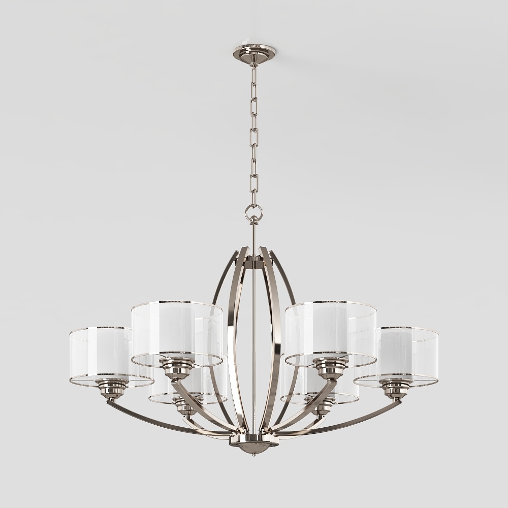 European style living room chandelier