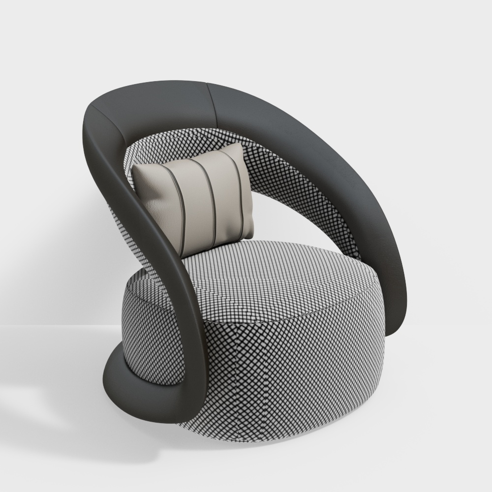 เก้าอี้เดี่ยวในห้องรับแขกที่เรียบง่าย