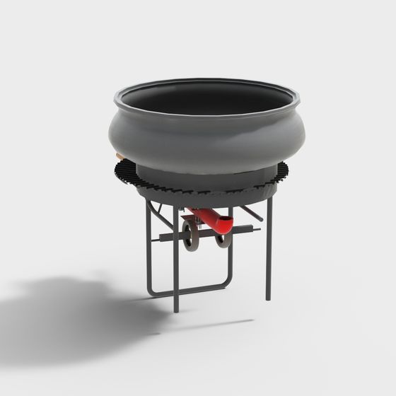 ブラックモバイルグリル