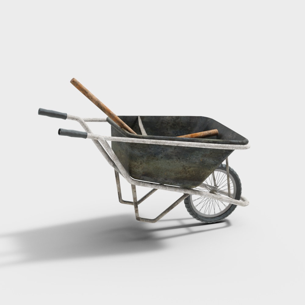 Iron wheelbarrow