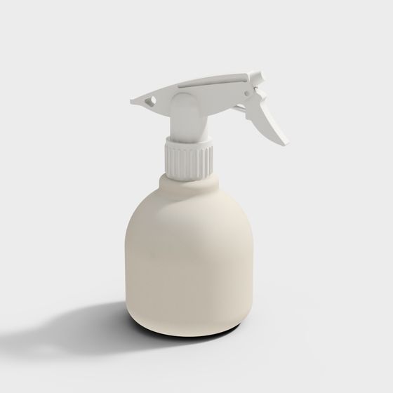Elegant Low-Poly Spray Bottle 3D model