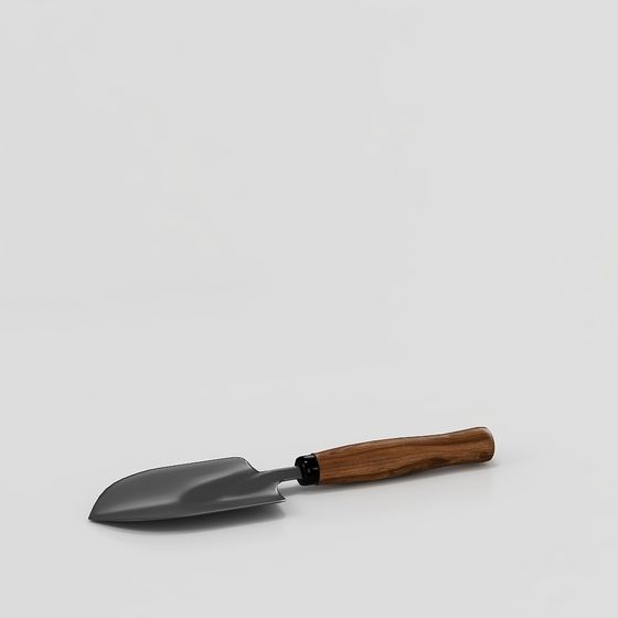 Elegant Garden Trowel 3D model for Creative Designs