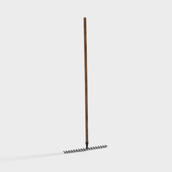 Garden Rake 3D model for Creative Projects