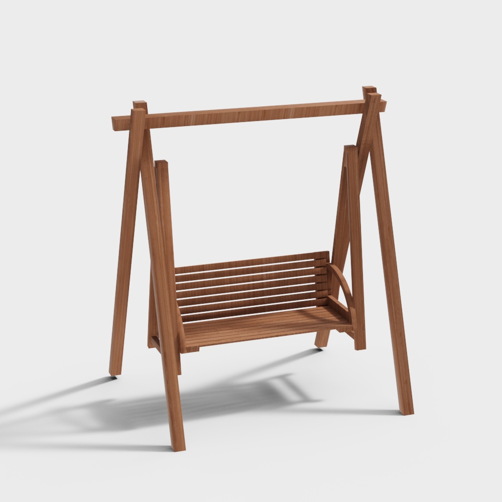 Balançoire double en bois