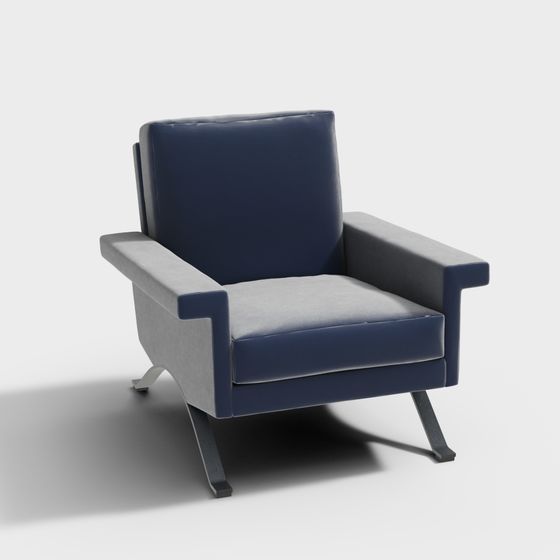Urban Leisure Chair 3D model for Creative Spaces