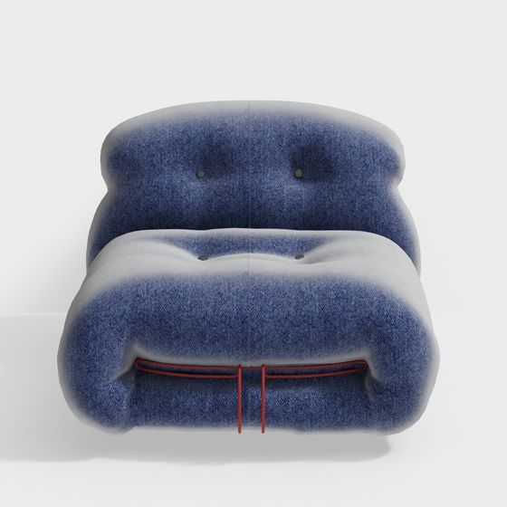 Denim Dream 3D model Sofa
