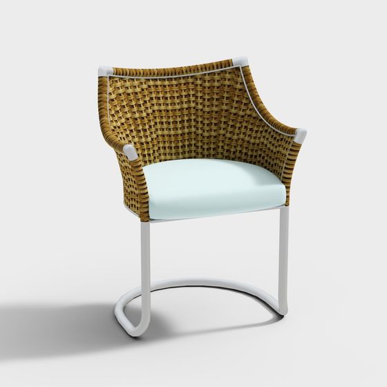 Beach Style Chair 3D model
