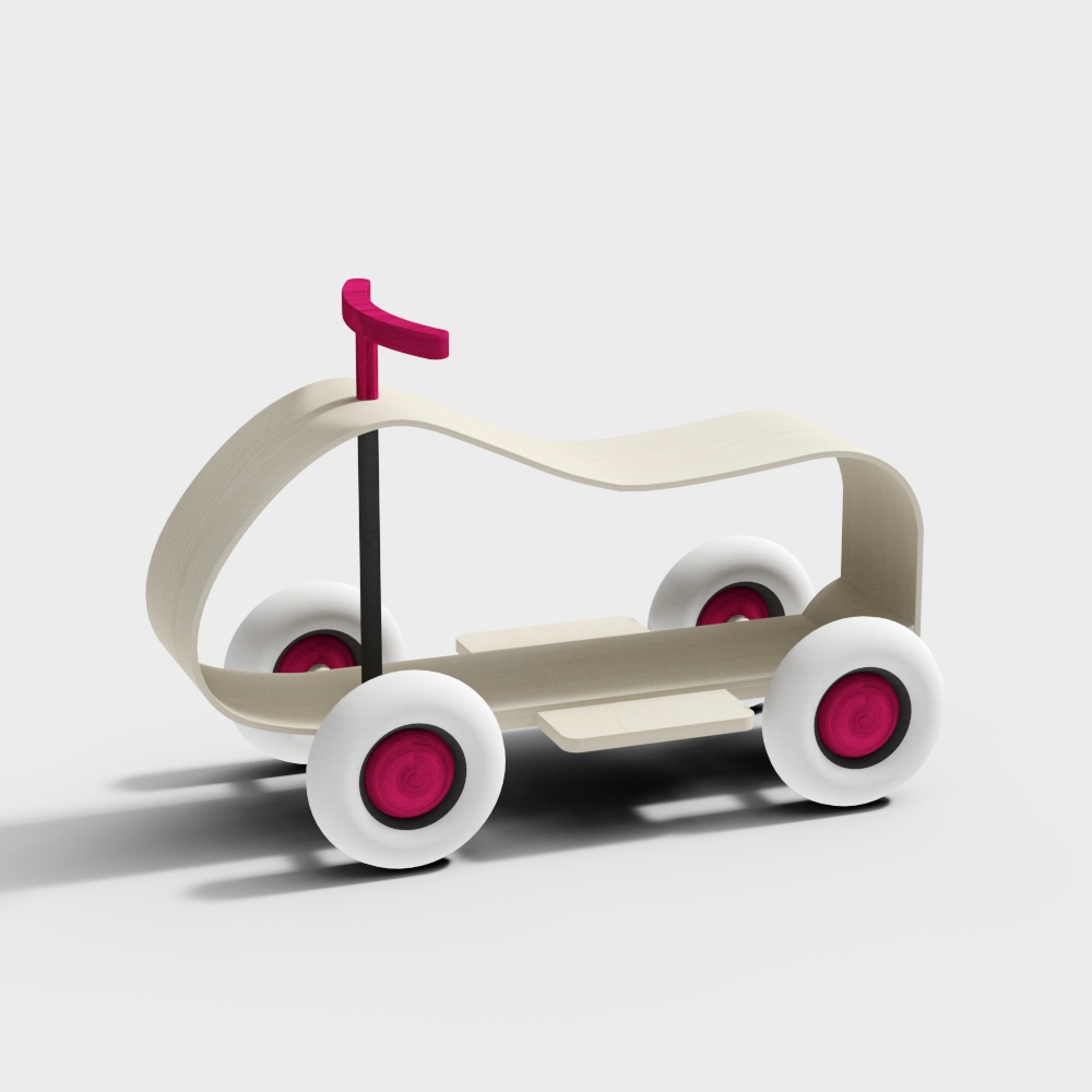 Children's wooden horse