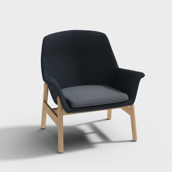 Cozy Lounge Chair 3D model