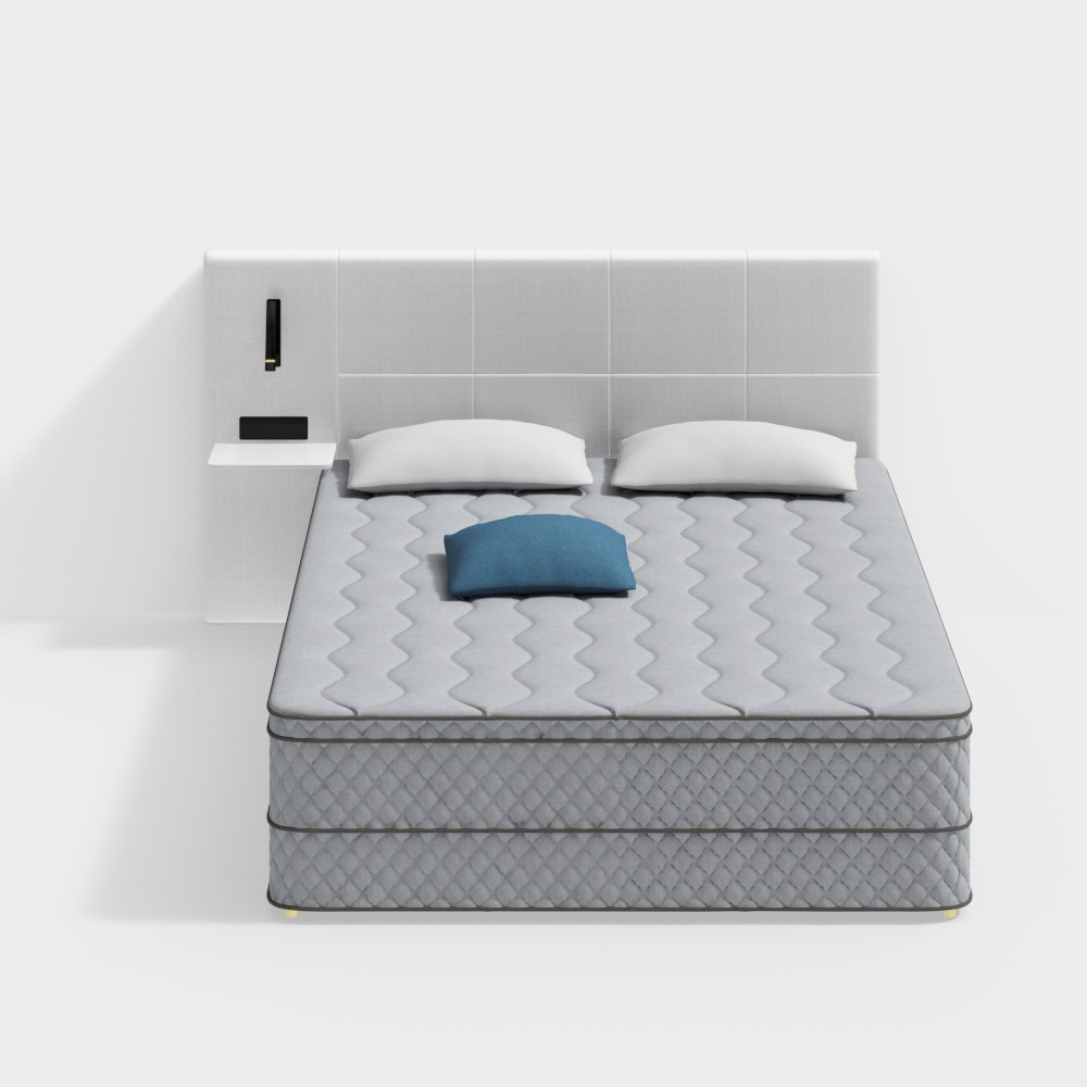 Giường đôi phòng ngủ hiện đại