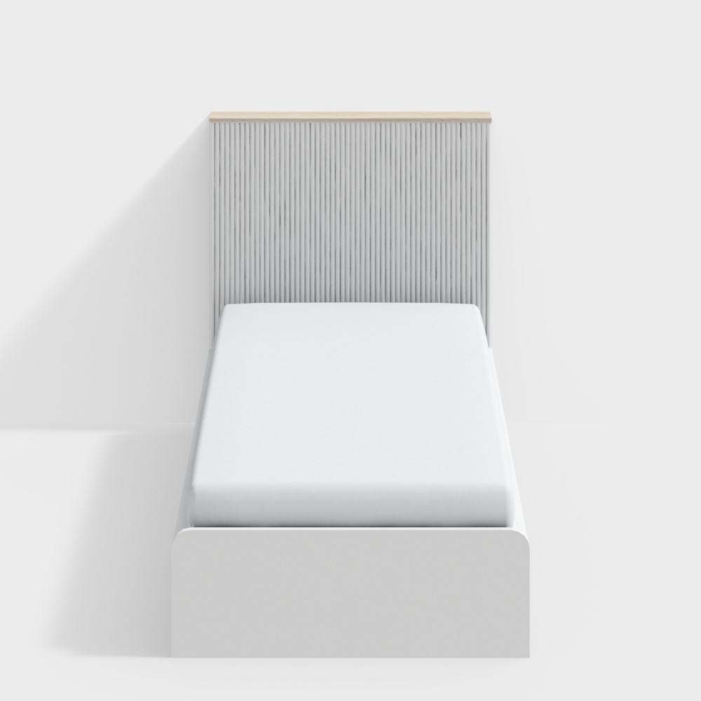 Modern dormitory single bed