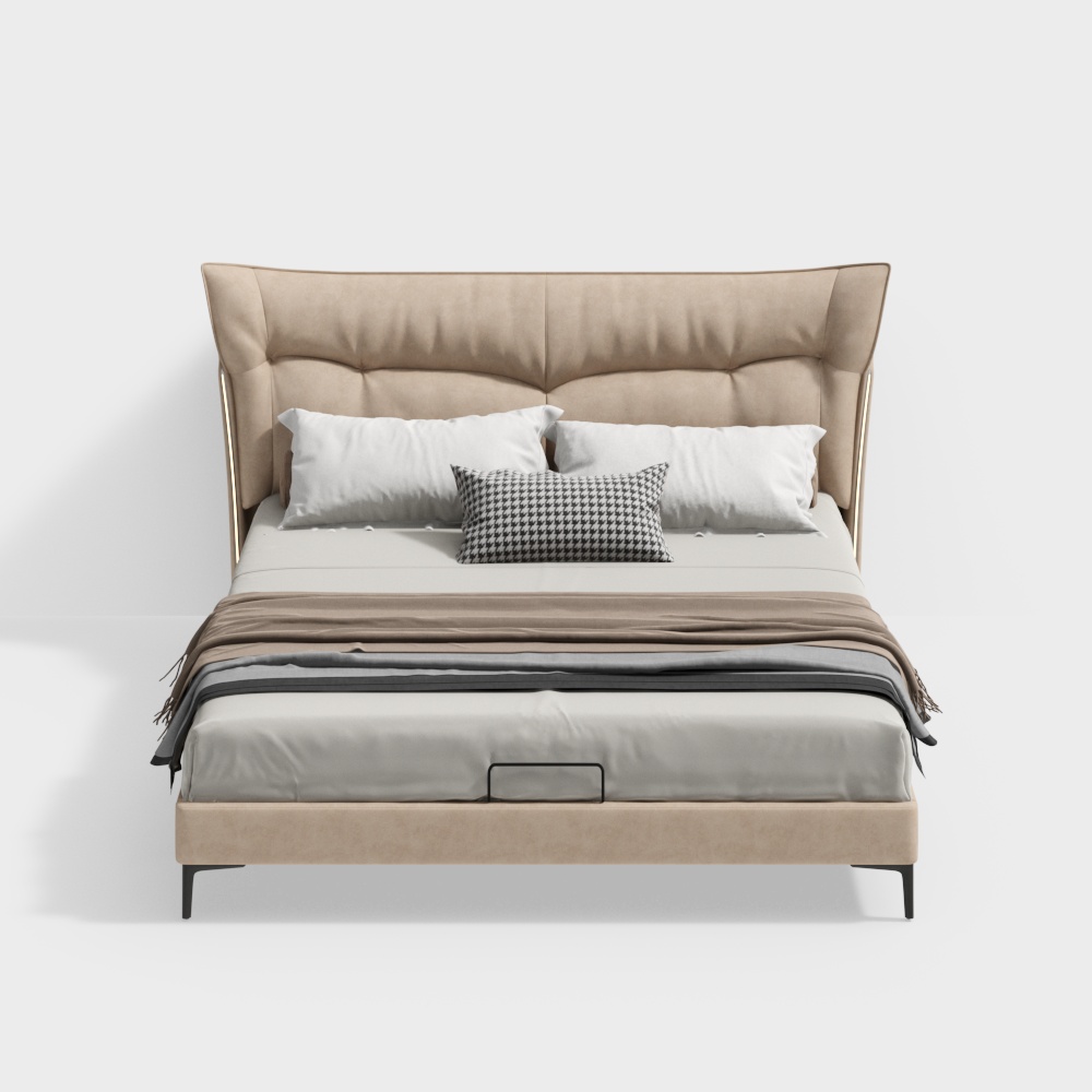 Giường Vintage phong cách 1.8m Dòng Savannah BSFNC2874