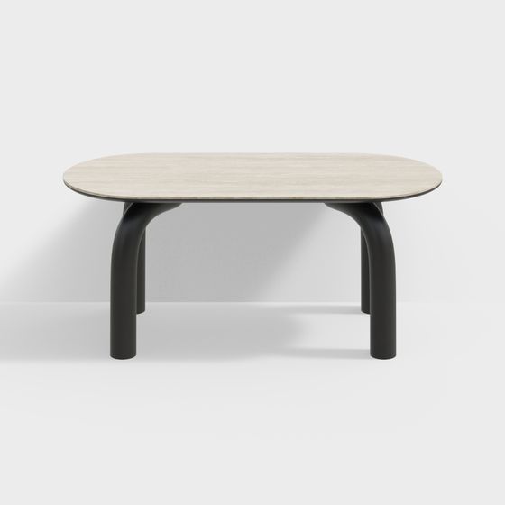Streamlined Coffee Table 3D model